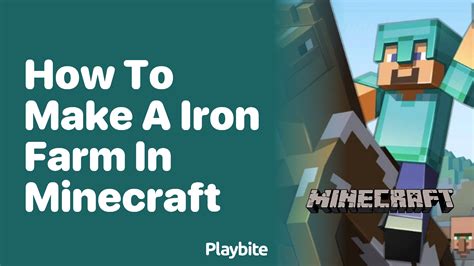 How To Make An Iron Farm In Minecraft Playbite