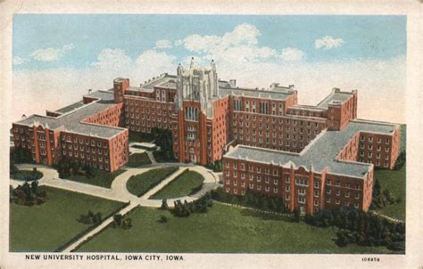 New University Hospital Iowa City, IA Postcard