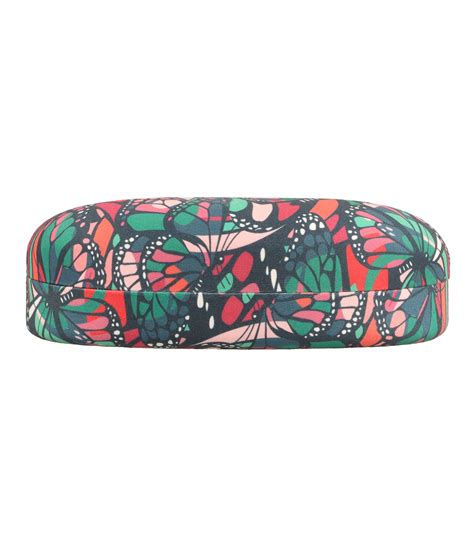 Pineda Covalin Estuche Para Lentes De Sol Vuelo De Mariposa Verde Mujer