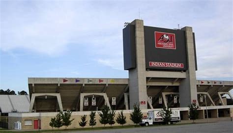 Arkansas State University Red Wolves football - westside entrance to ...