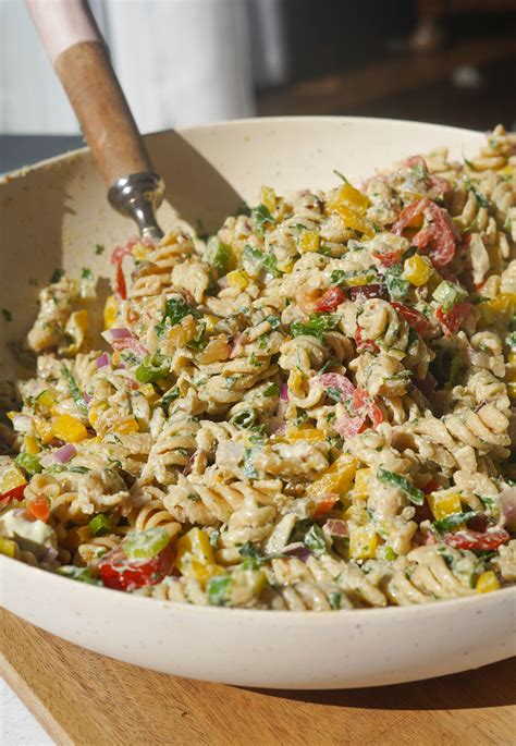 Creamy Vegan Pasta Salad Plantyou