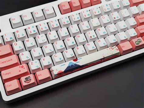 Japan Keycap OEM Keycaps Set Artisan 64/87/98/104 Key Cap MX | Etsy