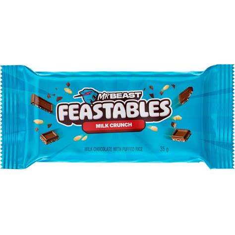 Mr Beast Feastables Milk Chocolate Crunch 35g BIG W