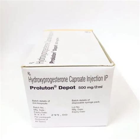 Hydroxyprogesterone Caproate Liquid Proluton Depot Mg Ml Zydus