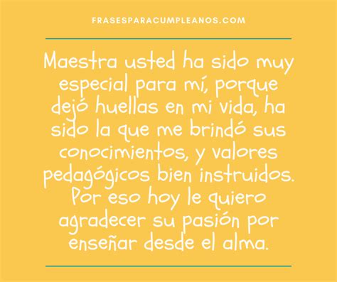 Palabras De Agradecimiento Para Una Maestra Frases De Agradecimiento A