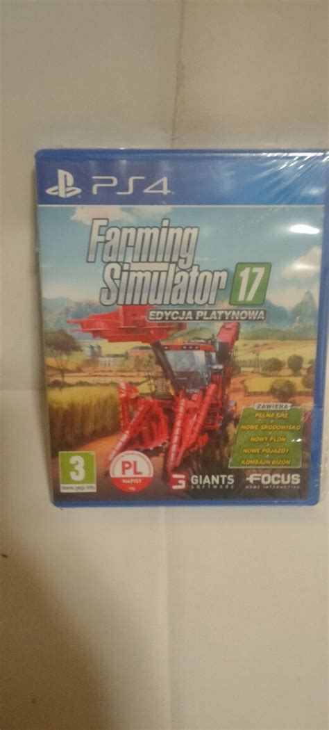 Farming Simulator 17 edycja platynowa PS4 nowa Ligota Górna