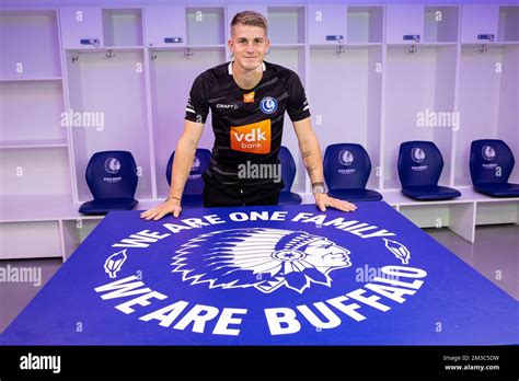 French Goalkeeper Paul Nardi Pictured At The Signing Of His Contract At