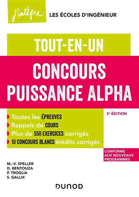 Concours Puissance Alpha Tout en un Livre et ebook Autres matières