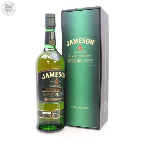 Jameson Year Old Limited Reserve Irish Whiskey Auctions