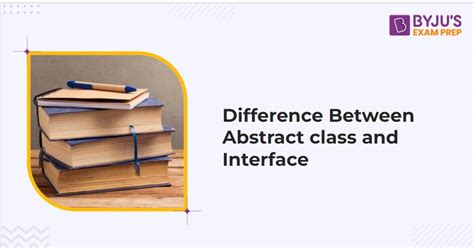 Difference Between Abstract Class And Interface [gate Notes]