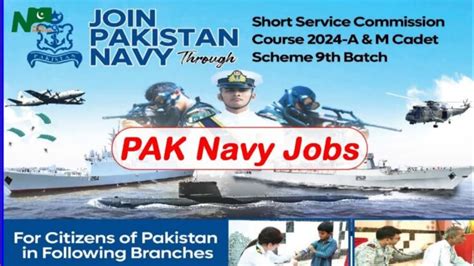 Join Pak Navy Through Short Service Commission 2024 A And M Cadet Scheme