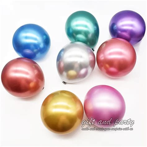 Jual Balon Latex Chrome Inch Pack Isi Pcs Balon Chrome Pck