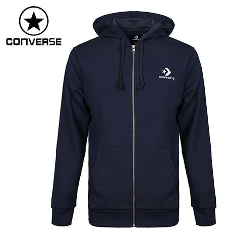 Original New Arrival Converse Star Chevron Emb Fz Hoodie Mens Jacket