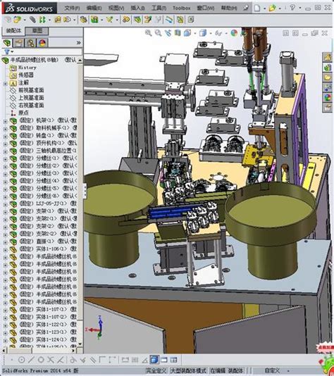 【艳丽】螺丝机螺钉设备 半成品锁螺丝机6轴3d模型下载三维模型solidworks模型 制造云 产品模型