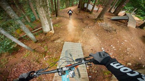 Piste Vtt Dh De La Ferriaz La Clusaz Bike Park Vid O Du Trac