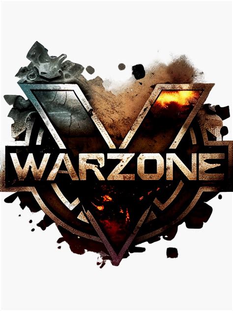 "warzone logo" Sticker for Sale by tecman | Redbubble