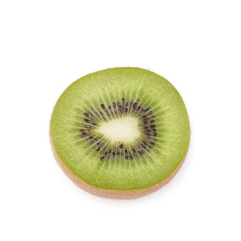 Kiwi Fatiado Isolado No Fundo Branco Foto Premium