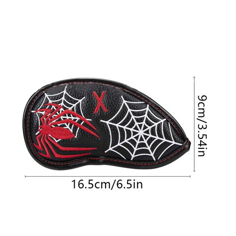 T Te De Fer De Golf Couvre Couvertures Spider Pattern Golf Club Housses