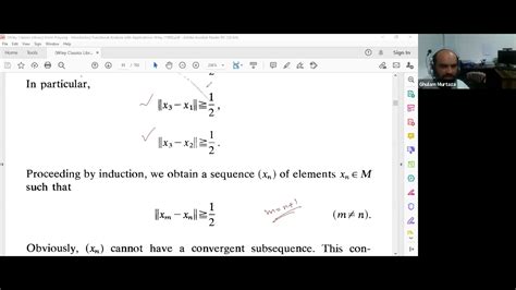 Riesz S Lemma In Functional Analysis Part 2 YouTube