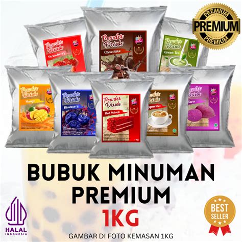 Jual Bubuk Minuman Rasa Premium MIX 1kg Serbuk Minuman Rasa Dan Teh