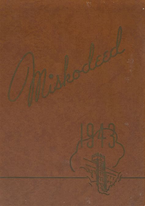 1943 Yearbook From Mishawaka High School From Mishawaka Indiana For Sale