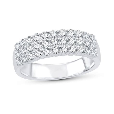 Lab Grown 2ctw. Diamond Anniversary Band in 10k White Gold