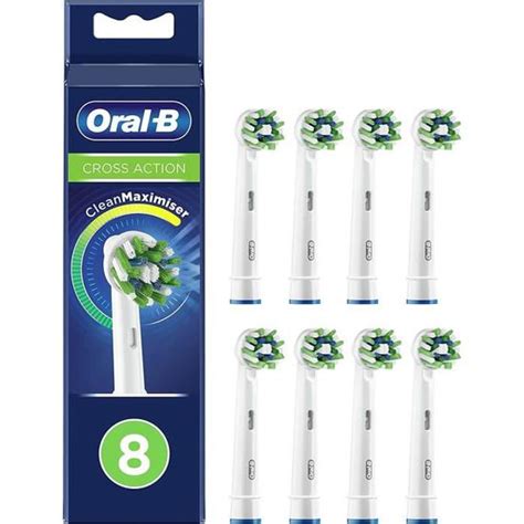 Oral B Cross Action Clean Maxim R Brossettes De Rechange Embout Pack