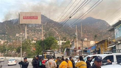 As Se Ve Desde El Aire El Incendio Forestal En El Veladero En