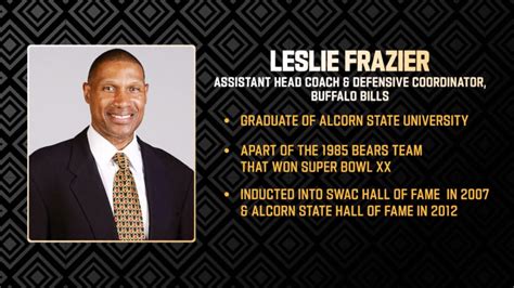 In honor of Black History Month, Leslie Frazier is honored as an HBCU ...