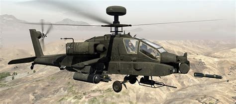 Apache AH-64 helicopter flight simulator by Phillip Yonfa at Coroflot.com