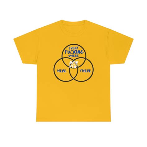 Roy Kent Venn Diagram Shirt Roy Kent Shirt Roy Kent T Shirt Etsy