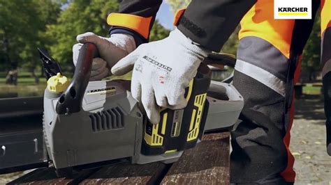 Новинки коммунальной техники Керхер Электропила Karcher и выдувальная ...