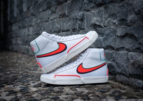 Giày Nike Blazer Mid Infinite White Crimson Da7233 102