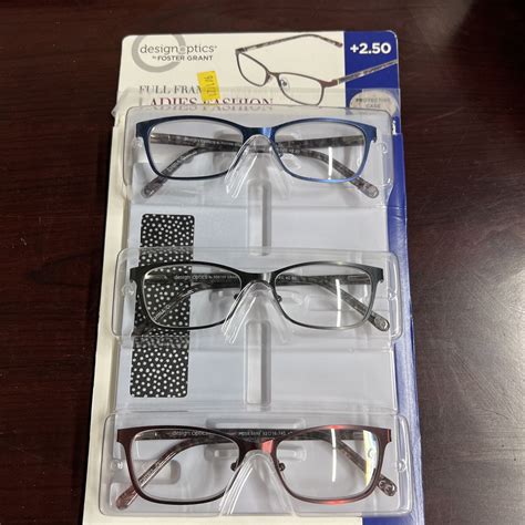 Design Optics Full Frame Metal Ladies Reading Glasses 3 Pack 2 50 Fernanda 193033147504 Ebay