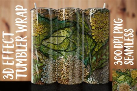 D Cattleya Tumbler Wrap Graphic By Azommi Creative Fabrica