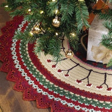 Christmas Tree Skirt Free Crochet Patterns