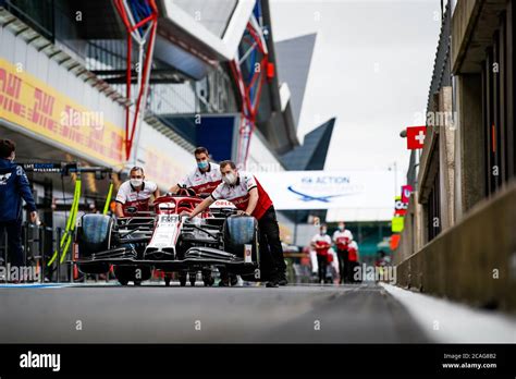 Alfa Romeo Racing Orlen Team Stock Photo Alamy