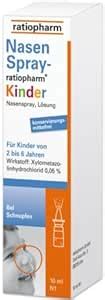 Nasenspray Ratiopharm Kinder Spar Set 5x10ml Wirkt Abschwellend Und