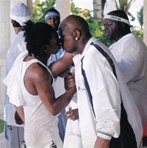 Lil Wayne and Birdman kiss all the time