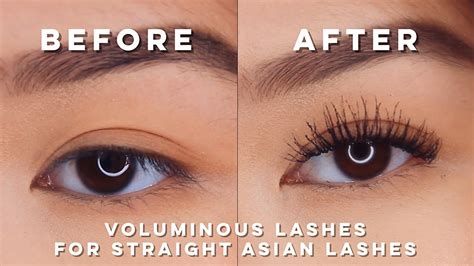 HOW TO GET VOLUMINOUS LONG EYELASHES WITH STRAIGHT ASIAN LASHES MY