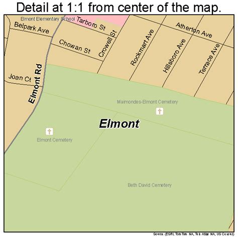 Elmont New York Street Map 3624273