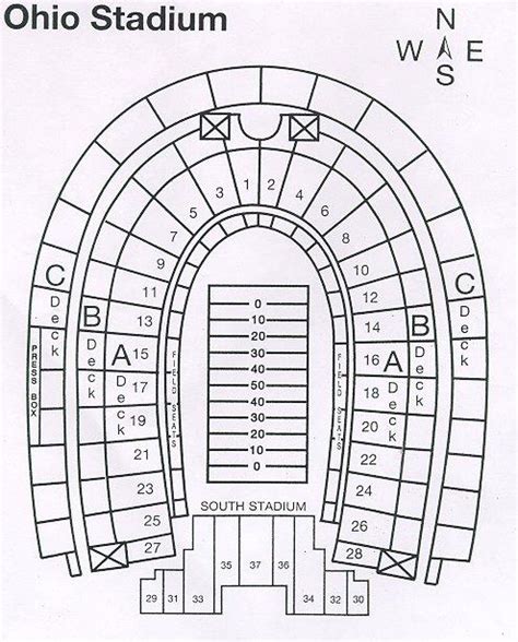 Ohio State Football Stadium Seating Map