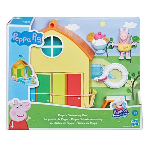 Set De Joaca Peppa Pig Cu Casuta Pliabila Personaje Si Accesorii La