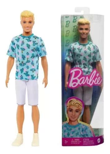 Boneco Ken Fashionista Loiro Blusa De Cacto 211 Mattel Frete grátis