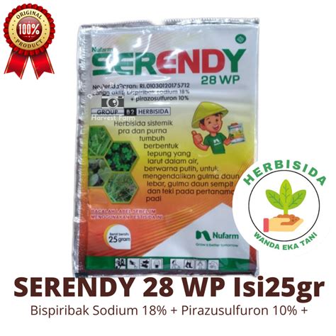 Jual Herbisida Serendy 28 WP Isi 25 Gr Serendy 28 WP Adalah Herbisida