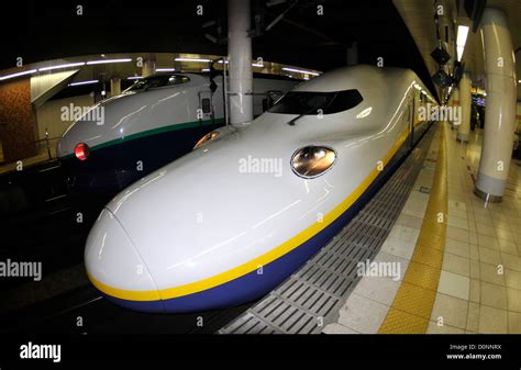 Shinkansen Bullet Train Ueno Station Tokyo Japan Stock Photo Alamy