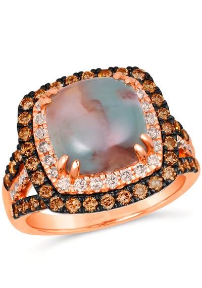 K Strawberry Gold Ring Chocolate Diamonds Nude Diamonds BVPG Le Vian