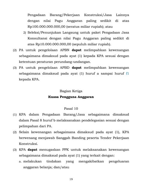 Konsolidasi Peraturan Presiden Nomor Tahun Dan Tahun