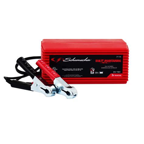 Buy Schumacher Electric 3 In 1 Battery Charger And Maintainer Sp1296 2 Amps 6 Volt 12 Volt