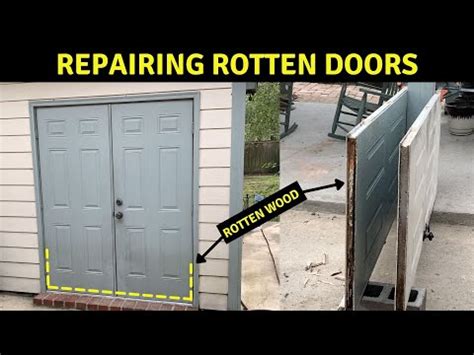 Repairing Rotten Doors Wood Rot Everywhere YouTube